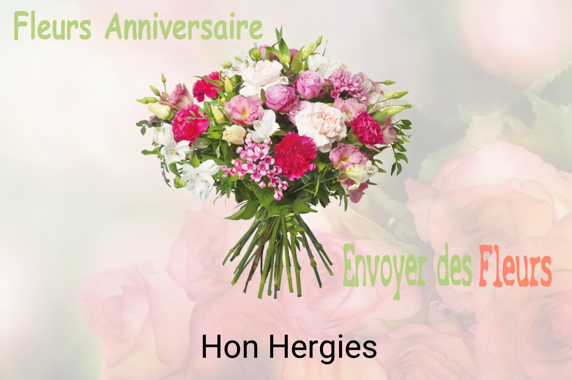 Bouquet de fleurs d’anniversaire livré à Hon-Hergies